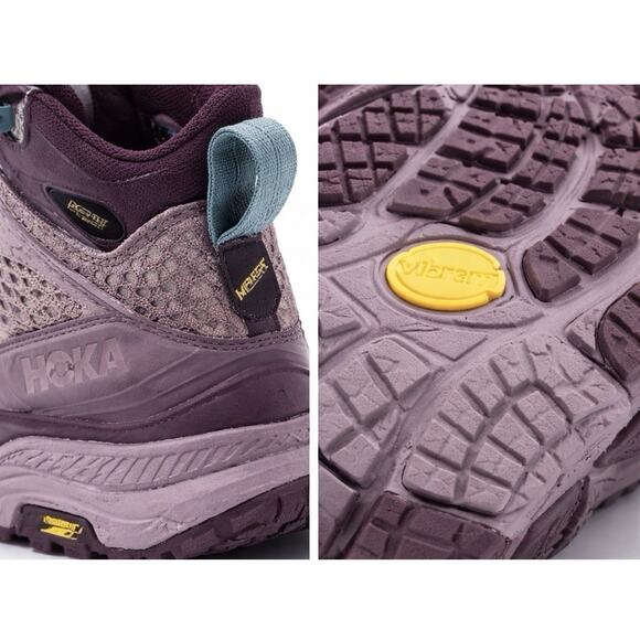 HOKA One Anacapa Mid GTX Hiking Boots Womens 10.5 Gore-Tex Vibram Trail Sneakers - Picture 5 of 5